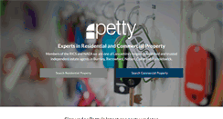 Desktop Screenshot of petty.co.uk