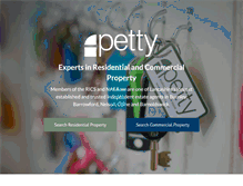 Tablet Screenshot of petty.co.uk